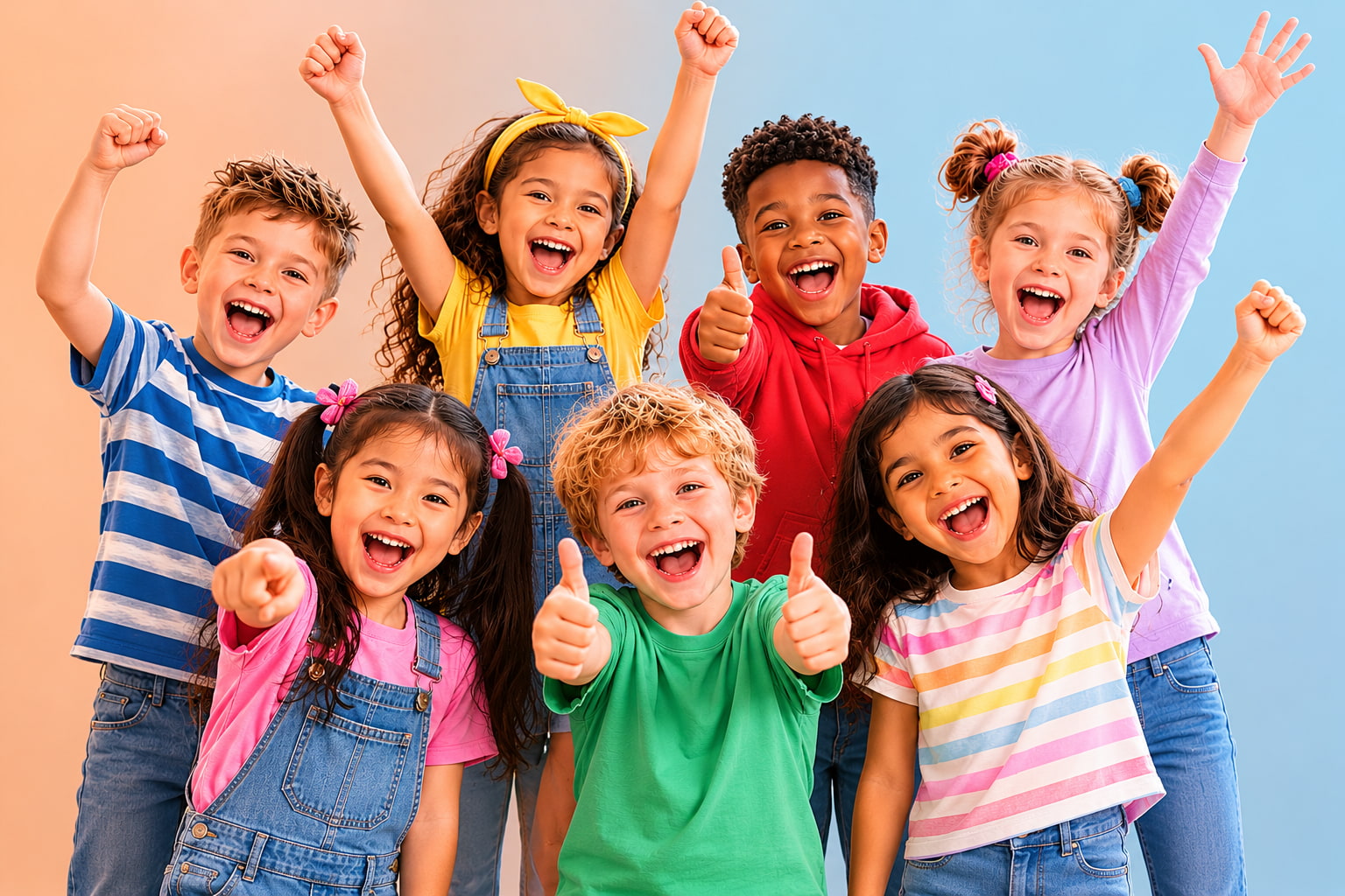 Tanzende Kinder in der Tanzschule